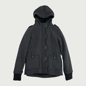 Fleece Lined Hooded Coat